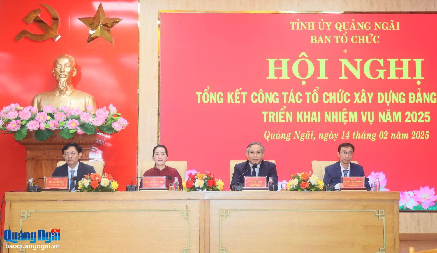 Nỗ lực, quyết tâm cao để hoàn thành các nhiệm vụ của công tác tổ chức xây dựng Đảng 