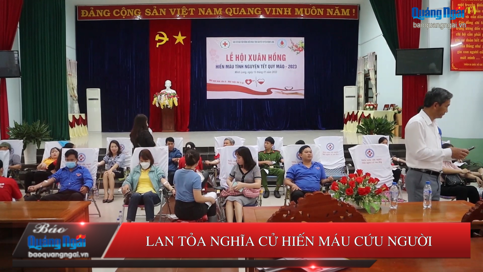Video: Lan tỏa nghĩa cử hiến máu cứu người