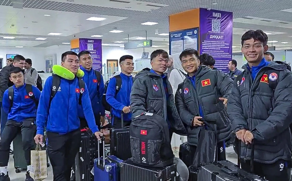 Đội tuyển U23 Việt Nam đã có mặt tại Tajikistan