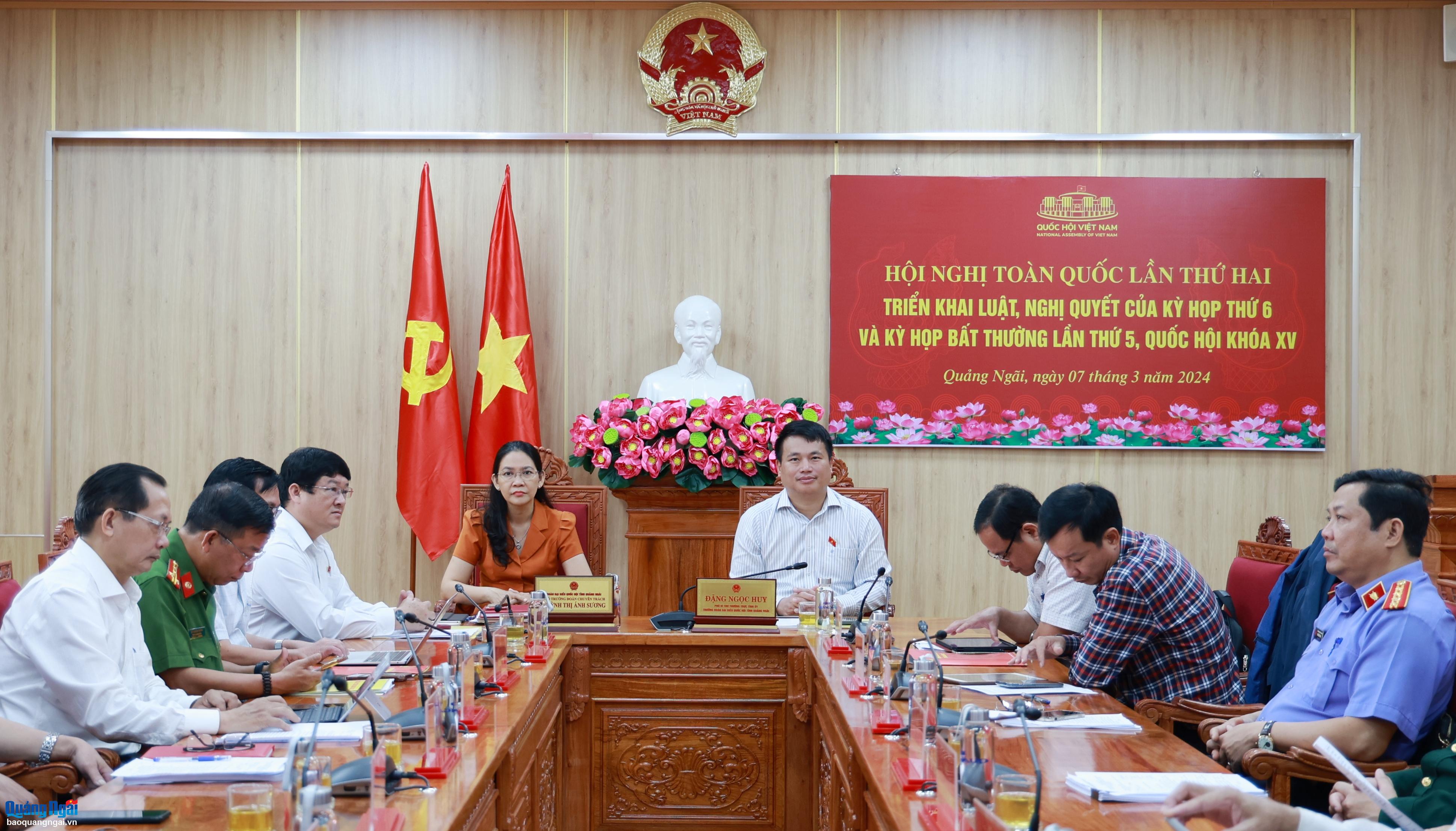 Hội nghị toàn quốc triển khai luật, nghị quyết của Quốc hội