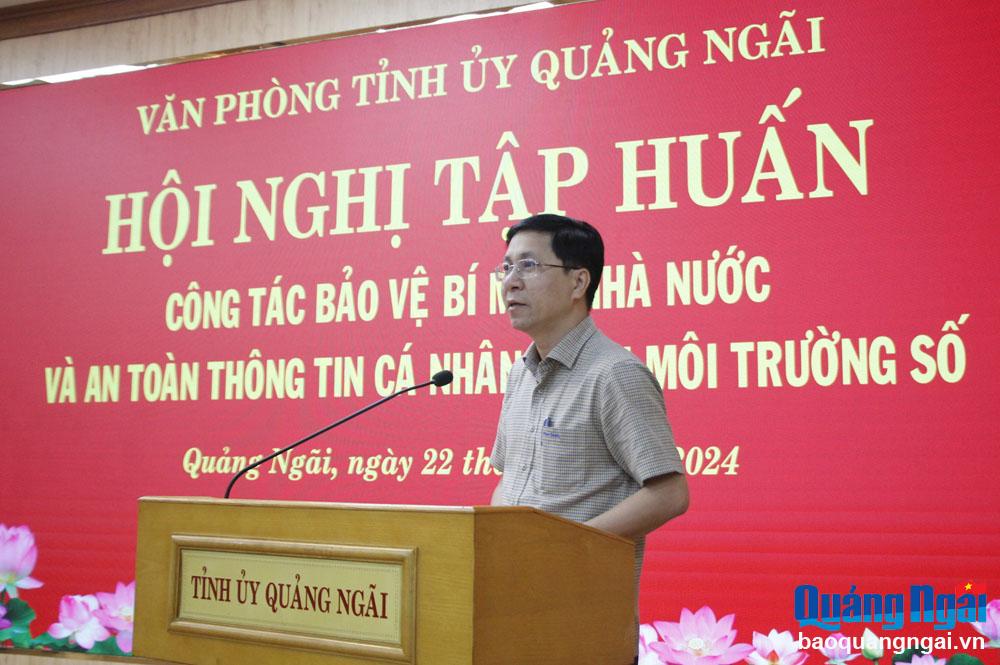 Tập huấn công tác bảo vệ bí mật nhà nước