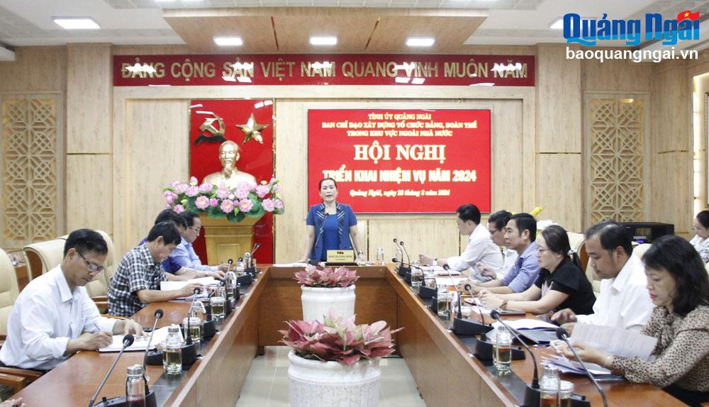 Chú trọng thành lập tổ chức đảng, đoàn thể trong đơn vị kinh tế tư nhân