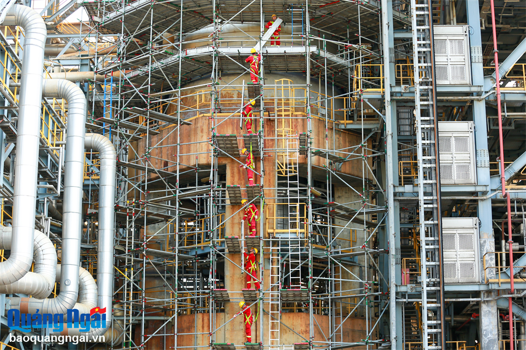 Sẵn sàng cho bảo dưỡng tổng thể NMLD Dung Quất lần thứ 5