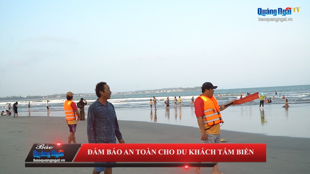 Video: Đảm bảo an toàn cho du khách tắm biển