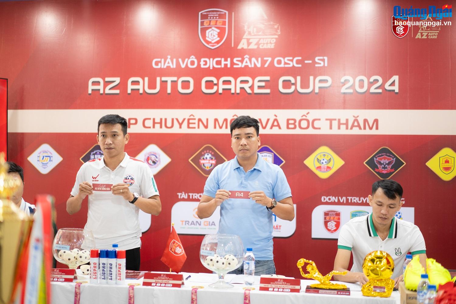Tổ chức Giải bóng đá QSC-S1 AZ AUTO CARE CUP lần thứ I