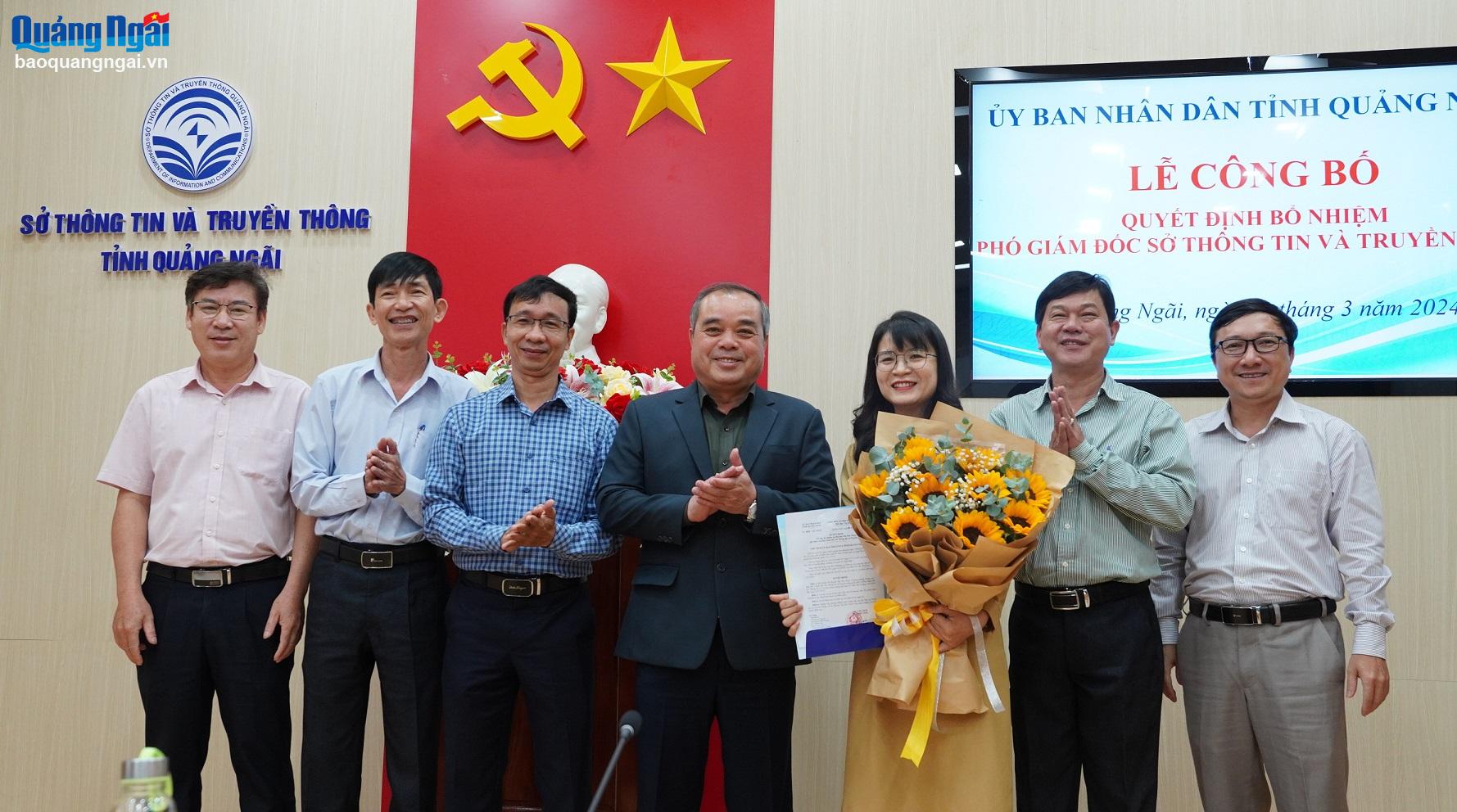 Bổ nhiệm Phó Giám đốc Sở Thông tin và Truyền thông