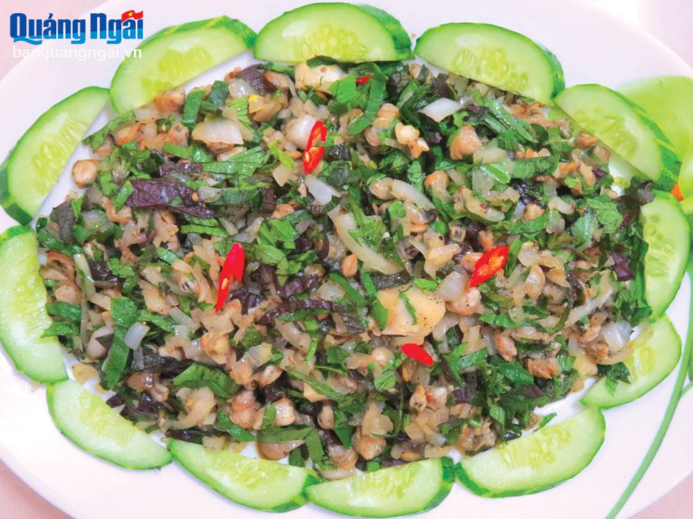 Thơm ngon món hến xào