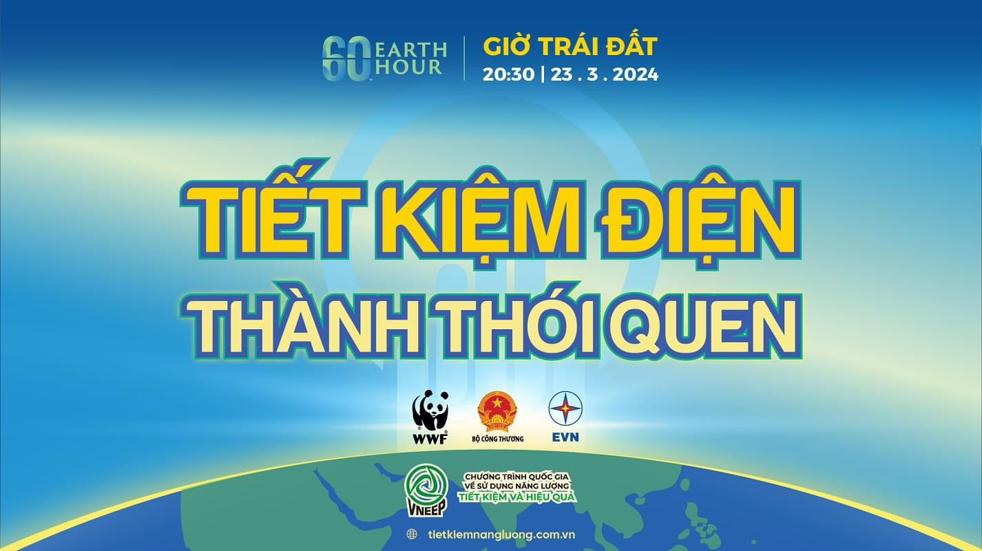 Quảng Ngãi hưởng ứng Giờ Trái đất năm 2024