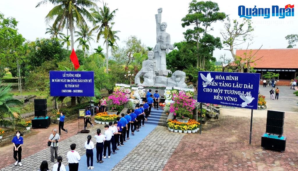 Tưởng niệm 56 năm ngày 504 người dân Sơn Mỹ bị thảm sát