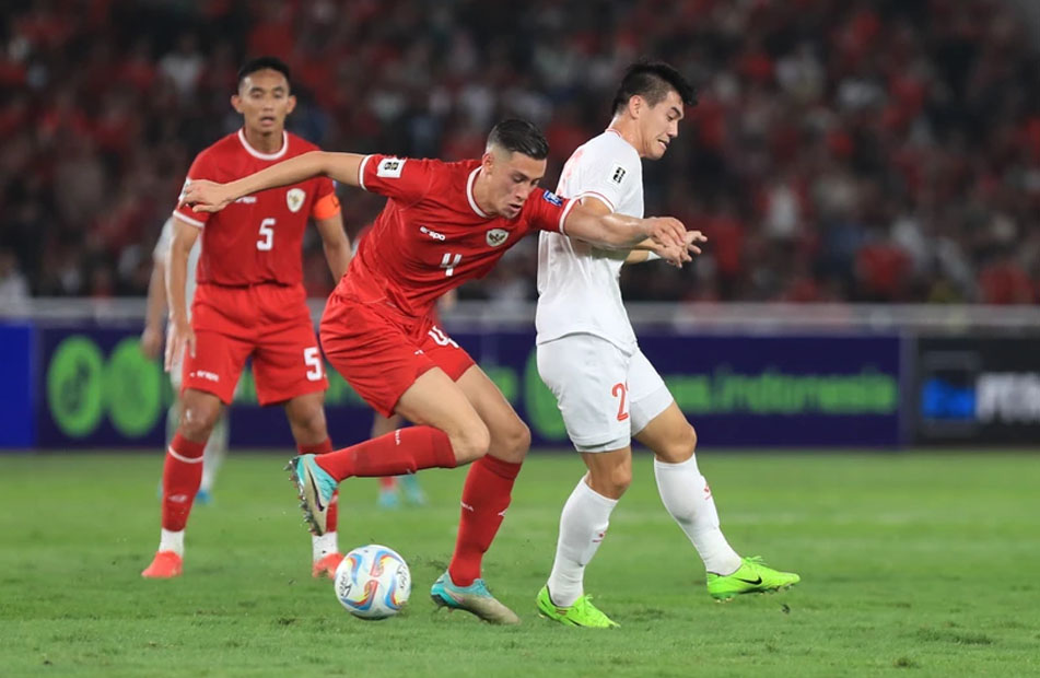 Đội tuyển Việt Nam thua đội tuyển Indonesia 0-1