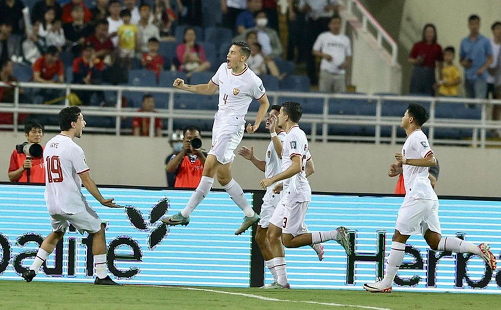Tuyển Việt Nam thua 0-3 trước Indonesia trên sân Mỹ Đình
