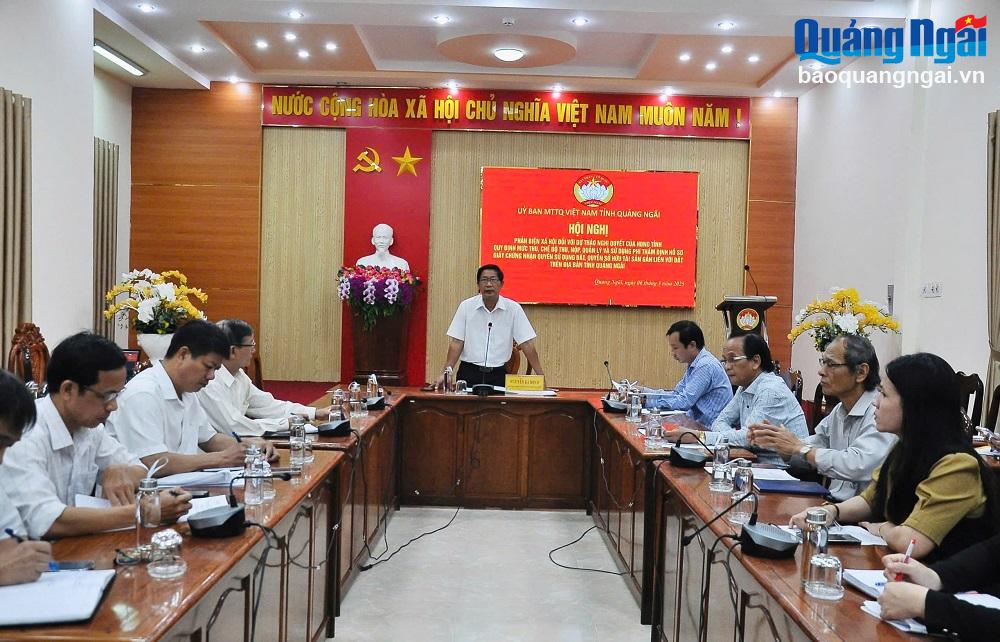 Phản biện xã hội đối với dự thảo Nghị quyết của Hội đồng nhân dân tỉnh