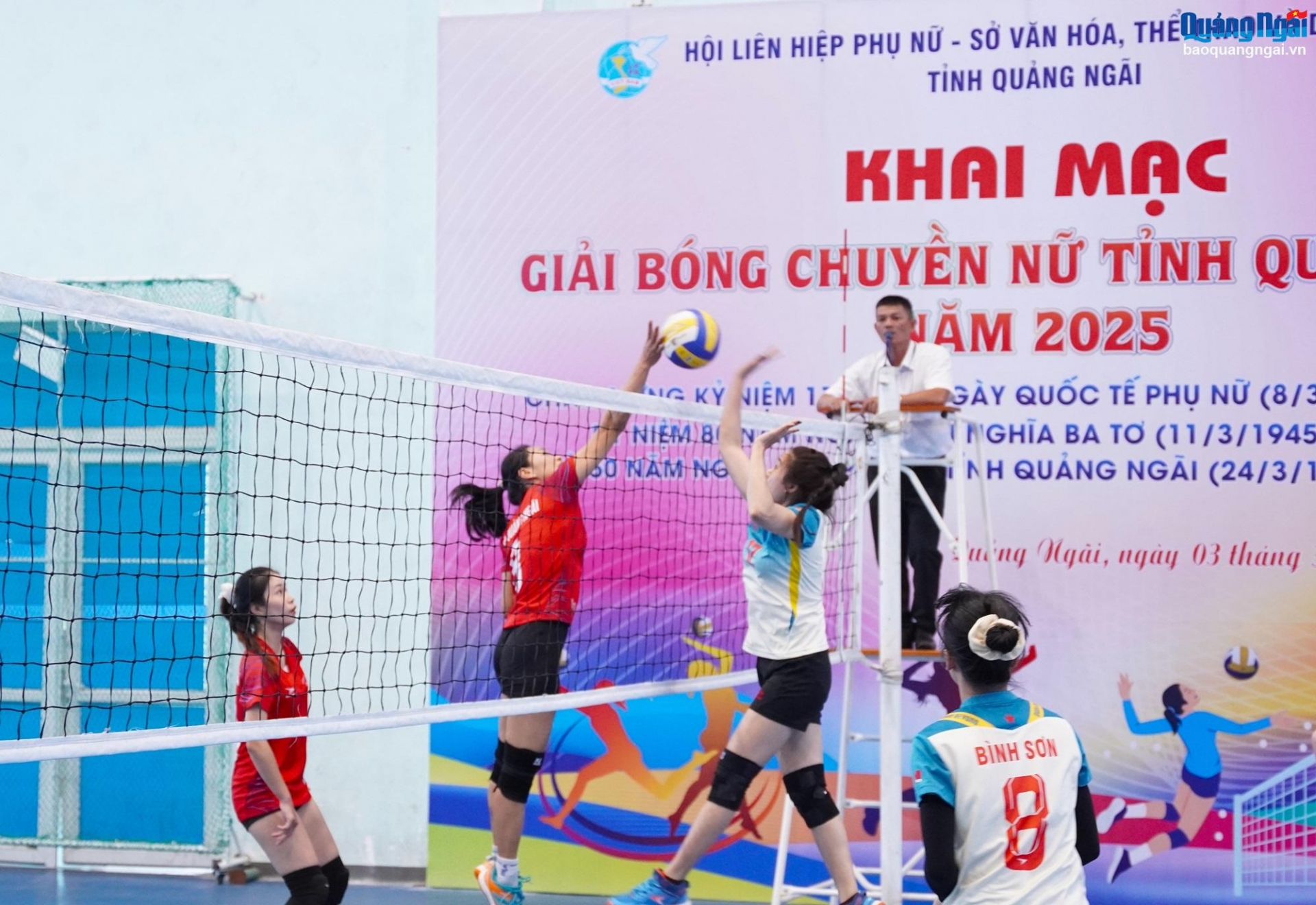 Giải bóng chuyền nữ tỉnh Quảng Ngãi năm 2025