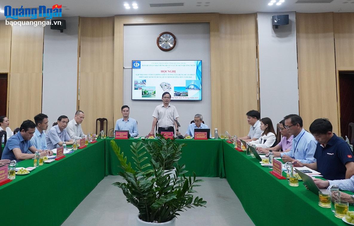 Góp ý xây dựng Đề án phát triển KKT Dung Quất