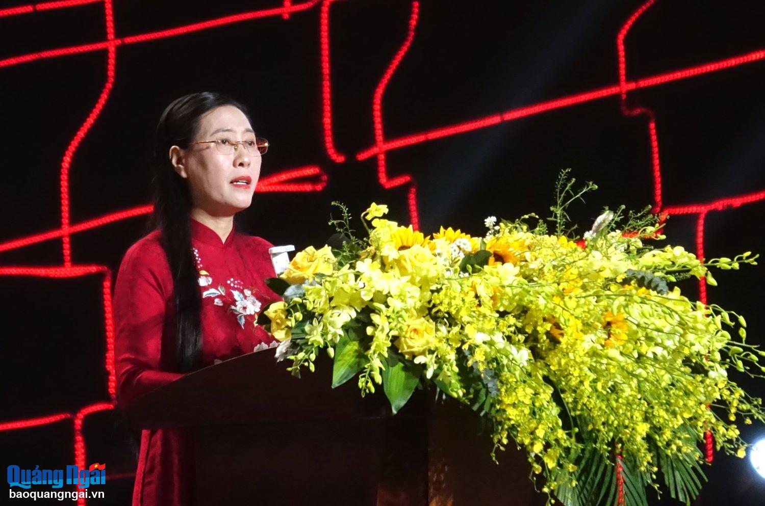 Diễn văn của Bí thư Tỉnh ủy Bùi Thị Quỳnh Vân tại Lễ kỷ niệm 80 năm Ngày Khởi nghĩa Ba Tơ và 50 năm Giải phóng tỉnh Quảng Ngãi