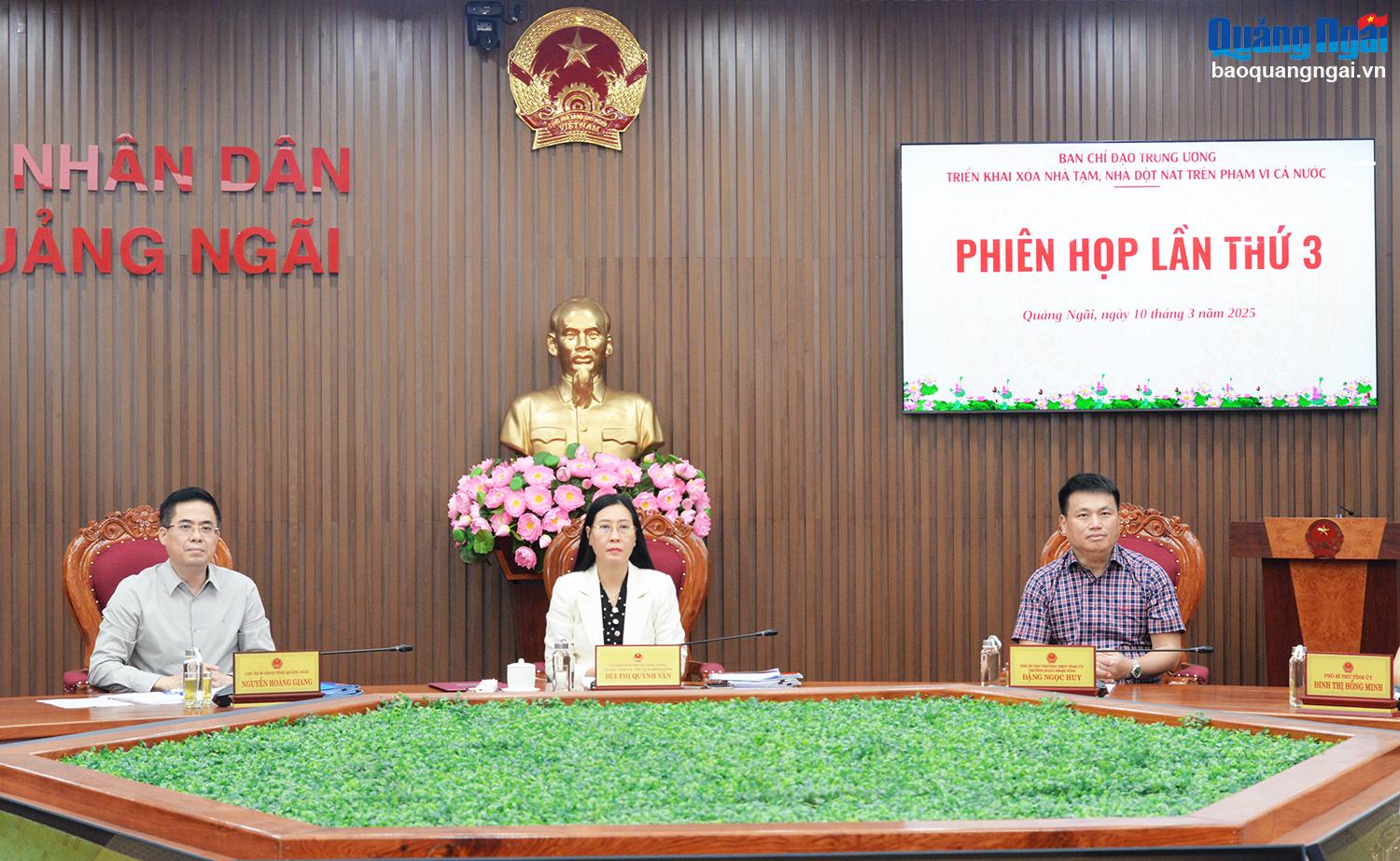 Ban chỉ đạo Trung ương triển khai xóa nhà tạm, nhà dột nát họp phiên thứ 3