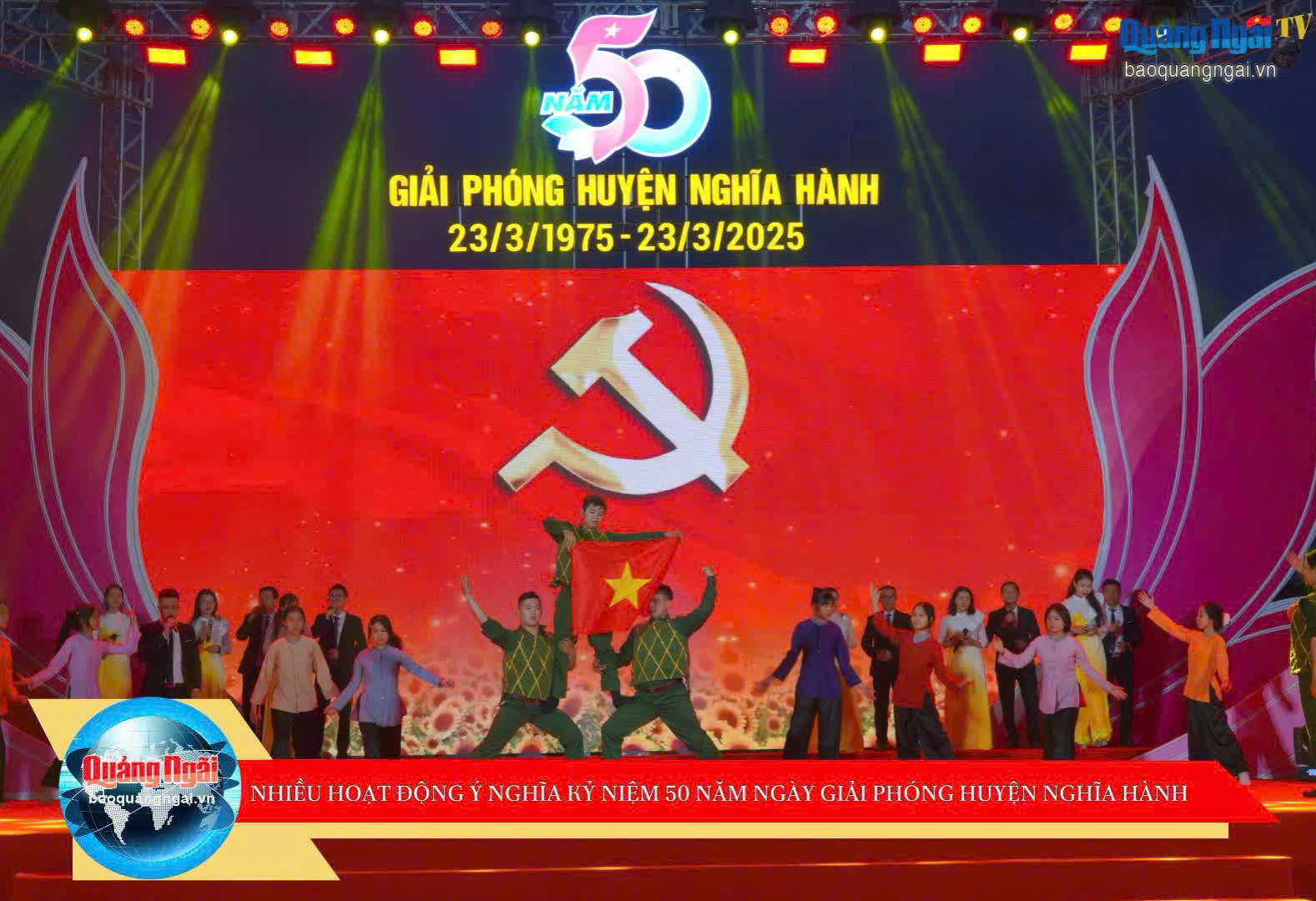 [Video]. Nhiều hoạt động ý nghĩa kỷ niệm 50 năm Ngày giải phóng huyện Nghĩa Hành