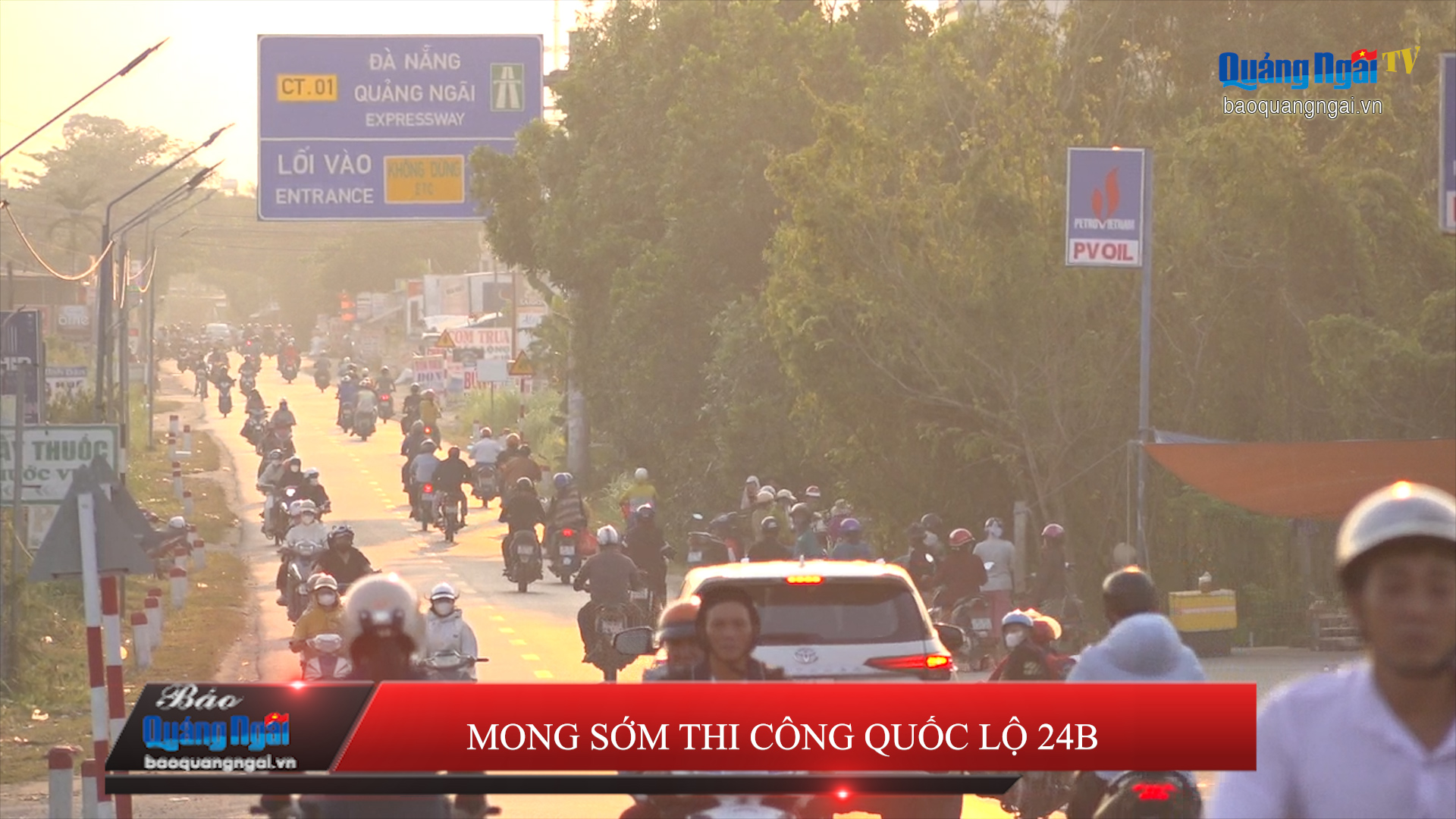 [Video]. Mong sớm thi công Quốc lộ 24B
