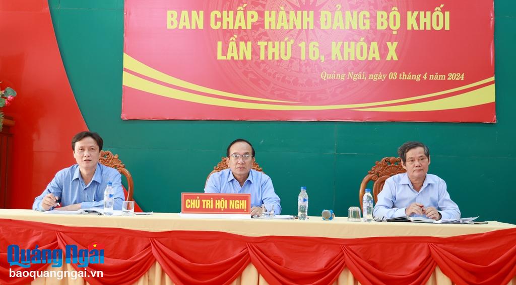 Hội nghị Ban Chấp hành Đảng bộ Khối Cơ quan và Doanh nghiệp tỉnh