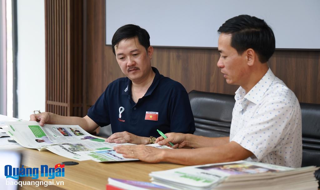 Báo Quảng Ngãi giao lưu, trao đổi kinh nghiệm tại Báo Đắk Nông