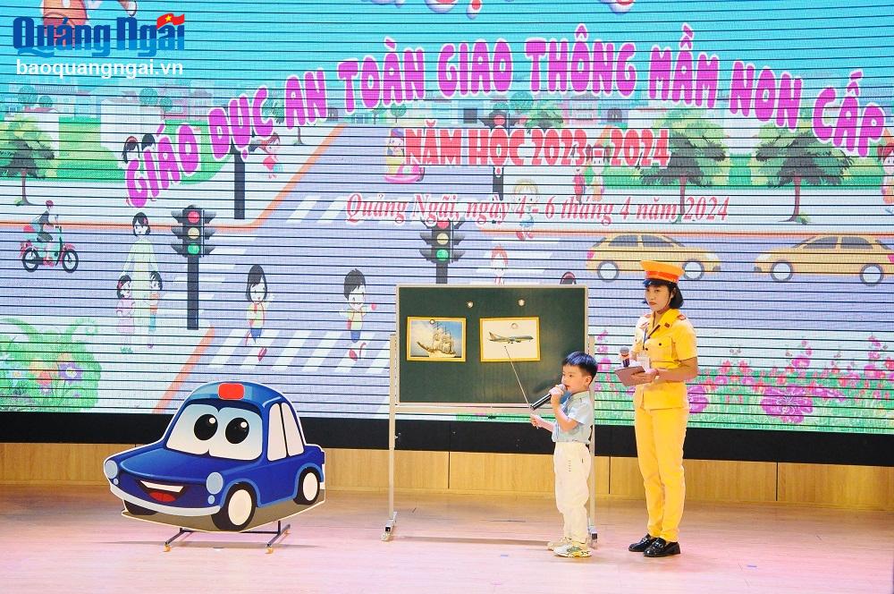 Hội thi giáo dục an toàn giao thông mầm non cấp tỉnh