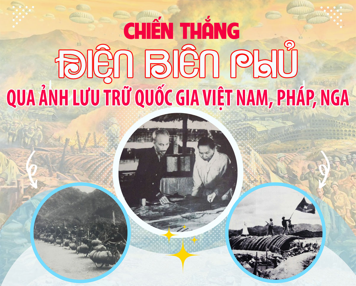 [Photos]. Chiến thắng Điện Biên Phủ qua ảnh lưu trữ quốc gia Việt Nam, Pháp, Nga