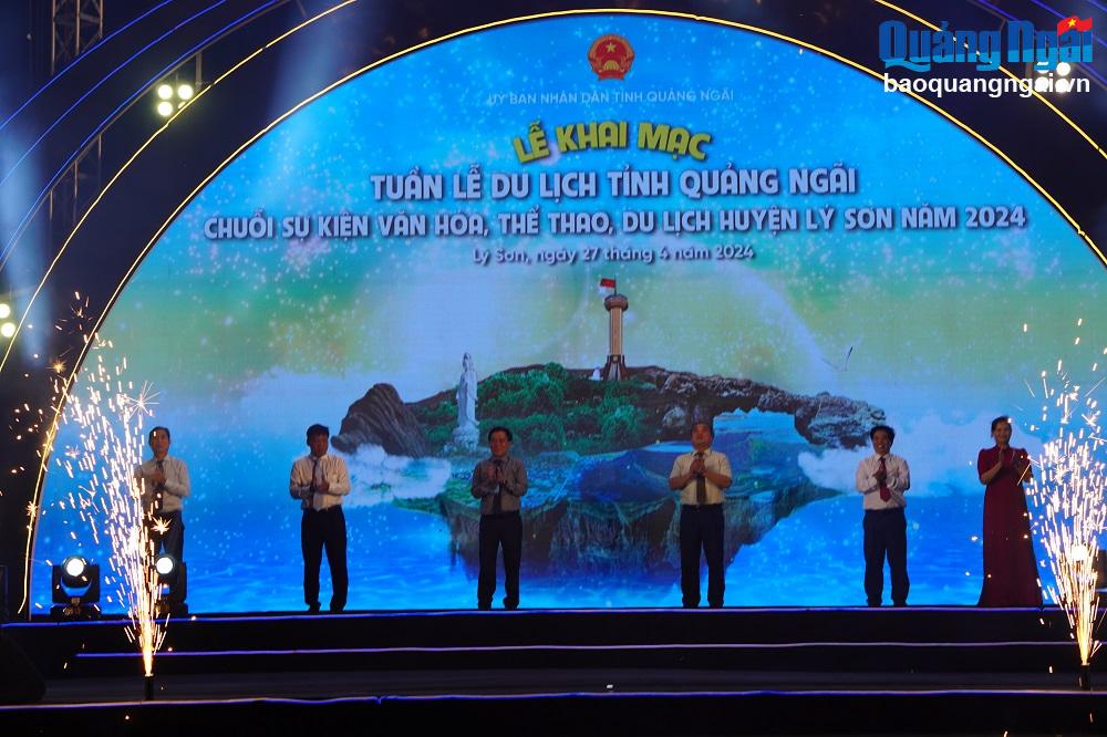 Khai mạc Tuần lễ du lịch tỉnh Quảng Ngãi năm 2024