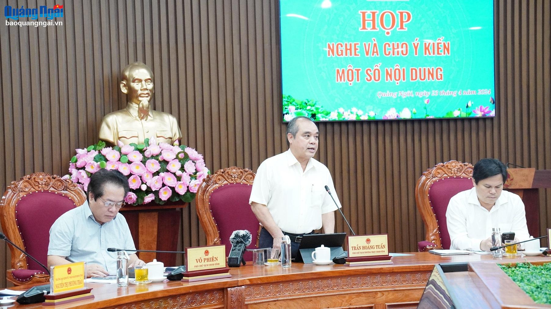 UBND tỉnh họp cho ý kiến một số nội dung