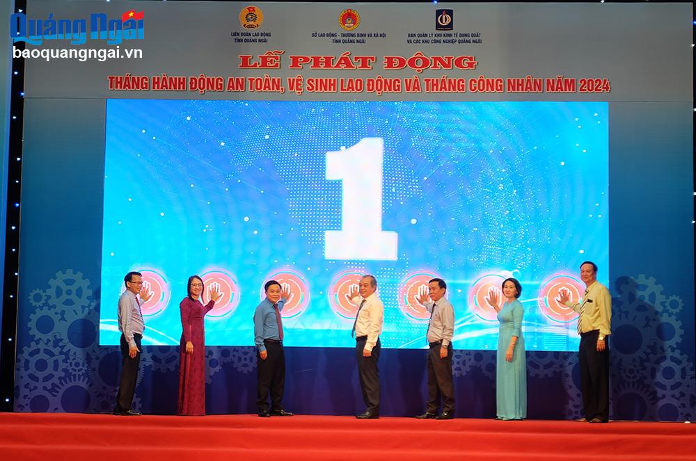 Phát động Tháng hành động về An toàn, vệ sinh lao động và Tháng Công nhân năm 2024