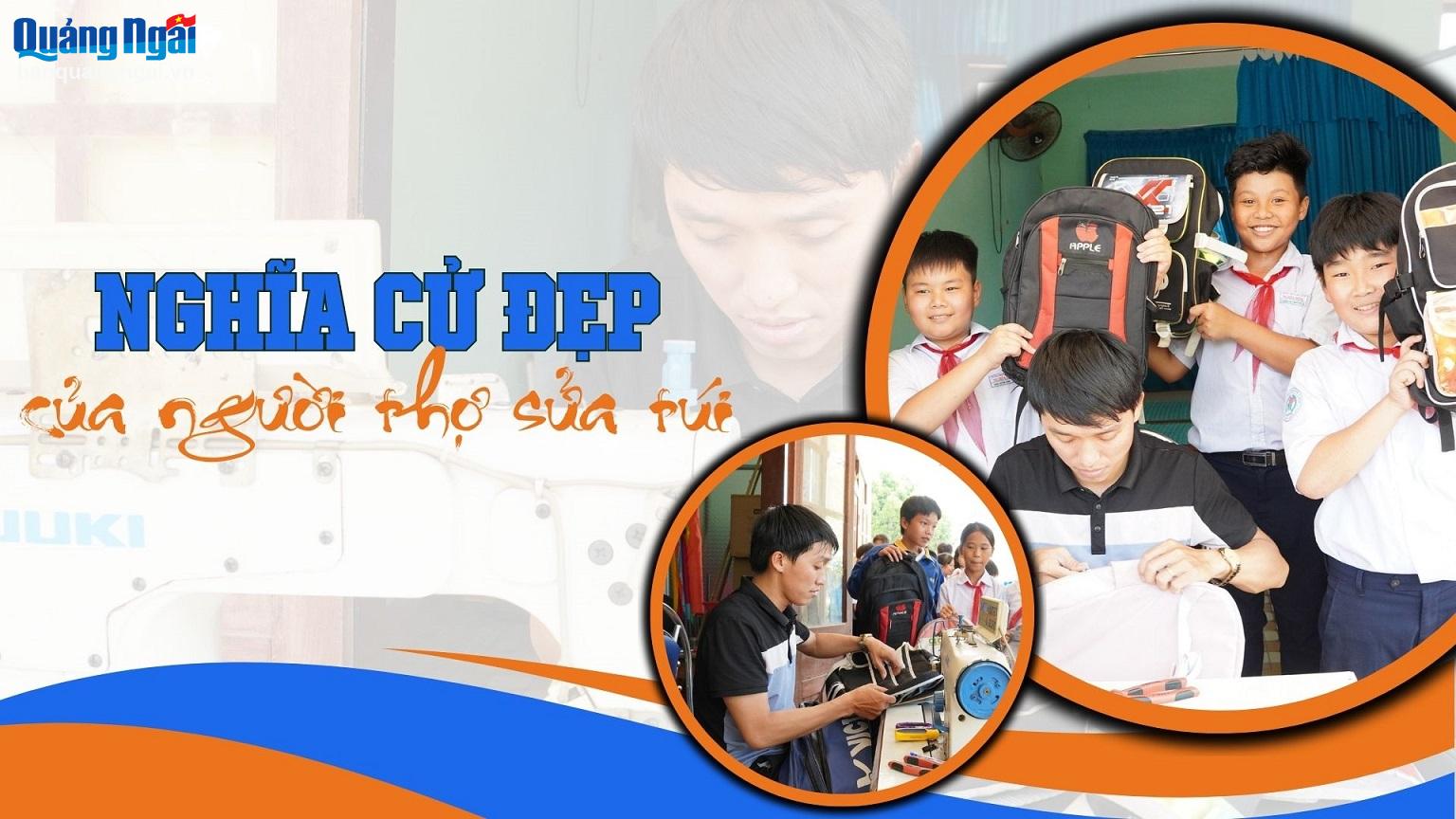 Nghĩa cử đẹp của người thợ sửa túi