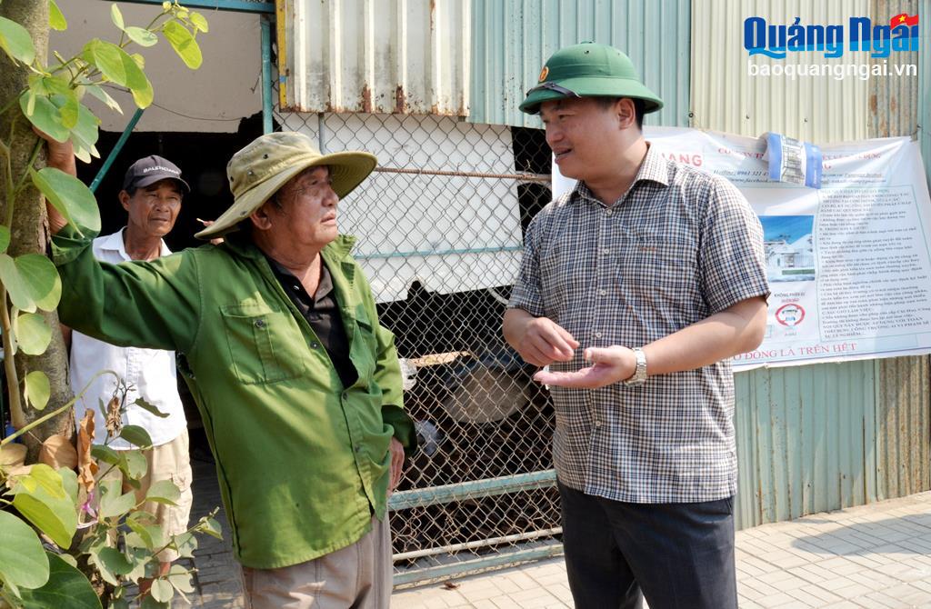 Kiểm tra tiến độ giải phóng mặt bằng cao tốc Quảng Ngãi - Hoài Nhơn