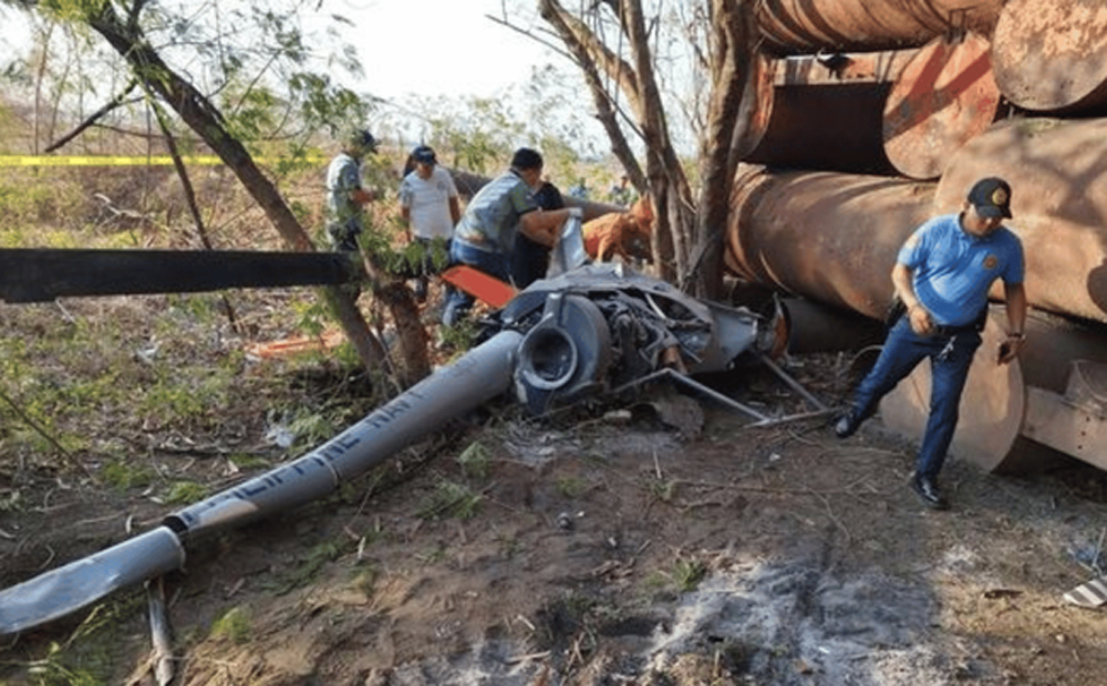 Rơi trực thăng của hải quân Philippines, 2 phi công thiệt mạng