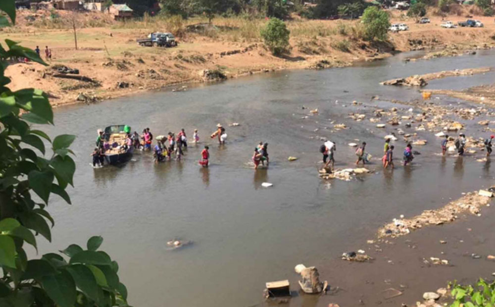 Thái Lan đón hàng ngàn người từ Myanmar chạy sang tị nạn