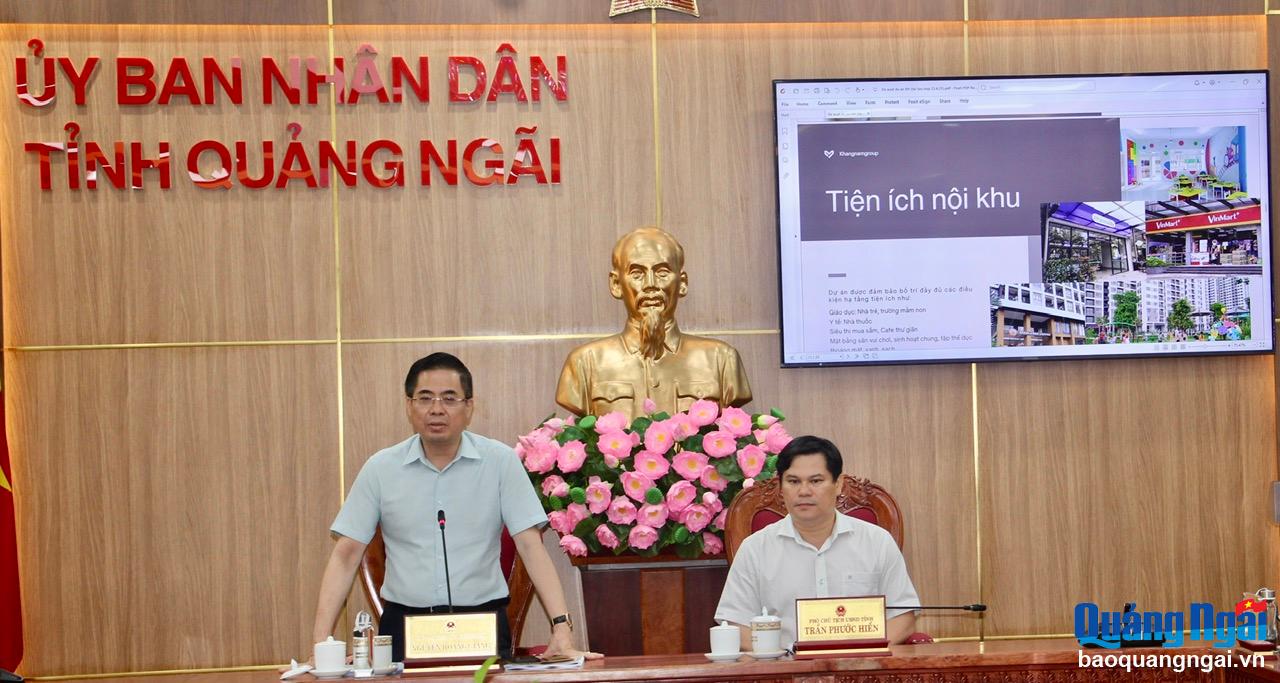 UBND tỉnh cho ý kiến về việc đầu tư dự án nhà ở xã hội