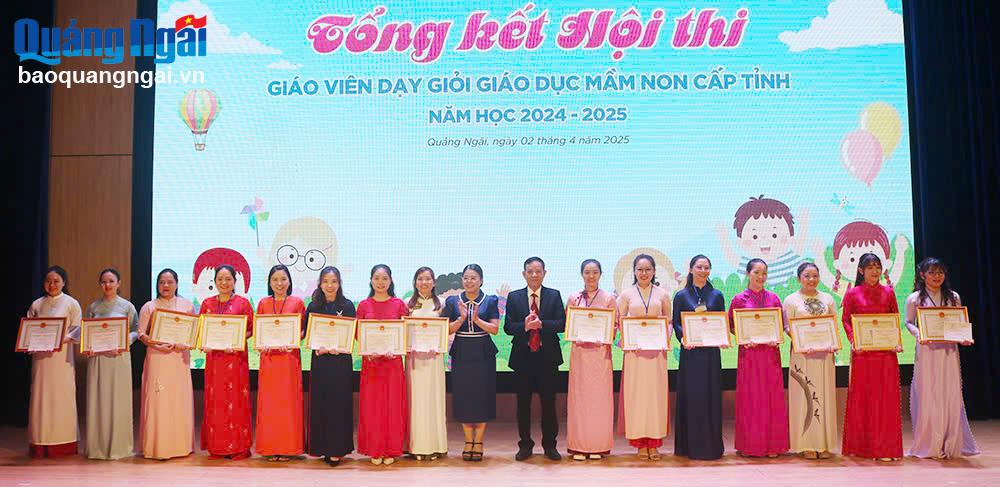 Tổng kết Hội thi giáo viên mầm non giỏi cấp tỉnh