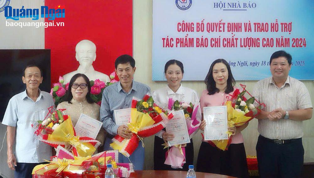 Trao hỗ trợ kinh phí cho 20 tác phẩm báo chí chất lượng cao