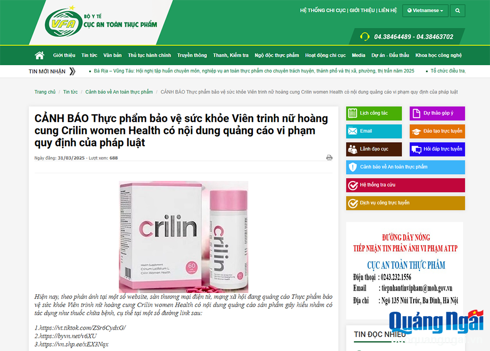 Siết chặt hoạt động kinh doanh thực phẩm chức năng