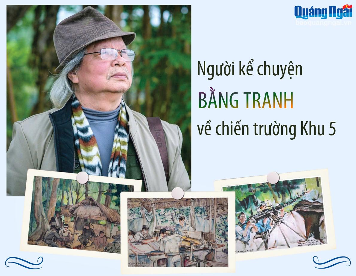 Người kể chuyện bằng tranh về chiến trường Khu 5