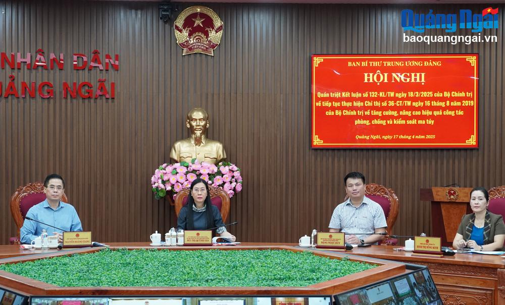 Tăng cường sự lãnh đạo của Đảng trong công tác phòng, chống ma túy