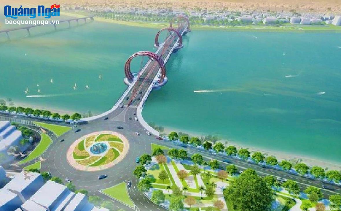 Dự kiến sẽ khởi công cầu Trà Khúc 1 trong tháng 10/2025