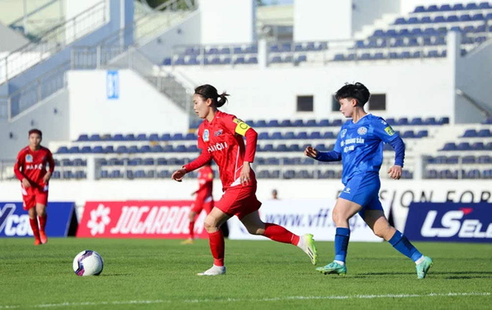 Vượt TP.HCM 1 và Hà Nội 1, Thái Nguyên T&T dẫn đầu vòng giải nữ VĐQG
