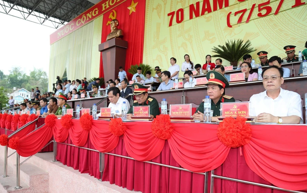 Những hình ảnh ấn tượng tại lễ sơ duyệt diễu binh, diễu hành chuẩn bị Kỷ niệm 70 năm Chiến thắng Điện Biên Phủ