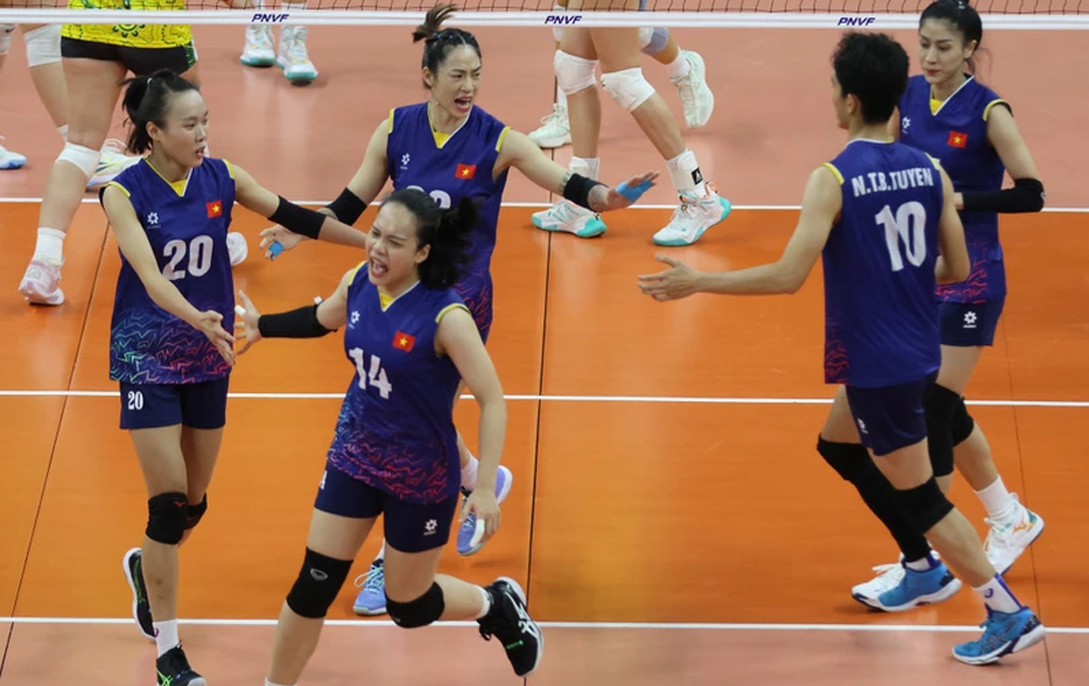 Đội tuyển bóng chuyền nữ Việt Nam thẳng tiến chung kết Cúp châu Á