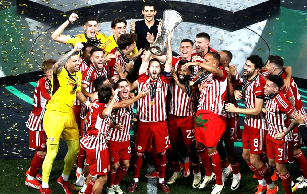 Vô địch Europa Conference League, Olympiakos lập nhiều kỷ lục