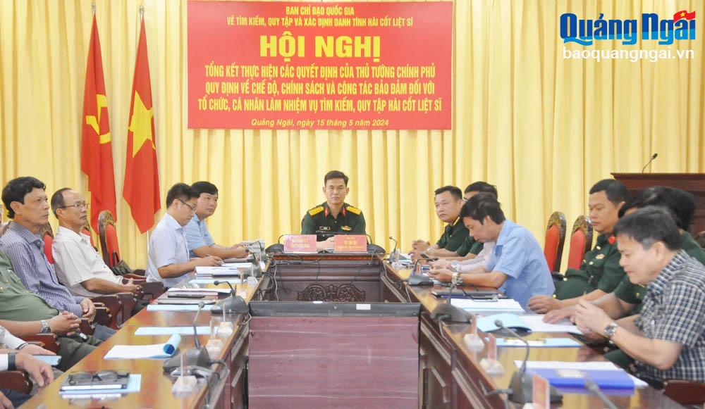 Thực hiện chính sách tìm kiếm, quy tập hài cốt liệt sĩ