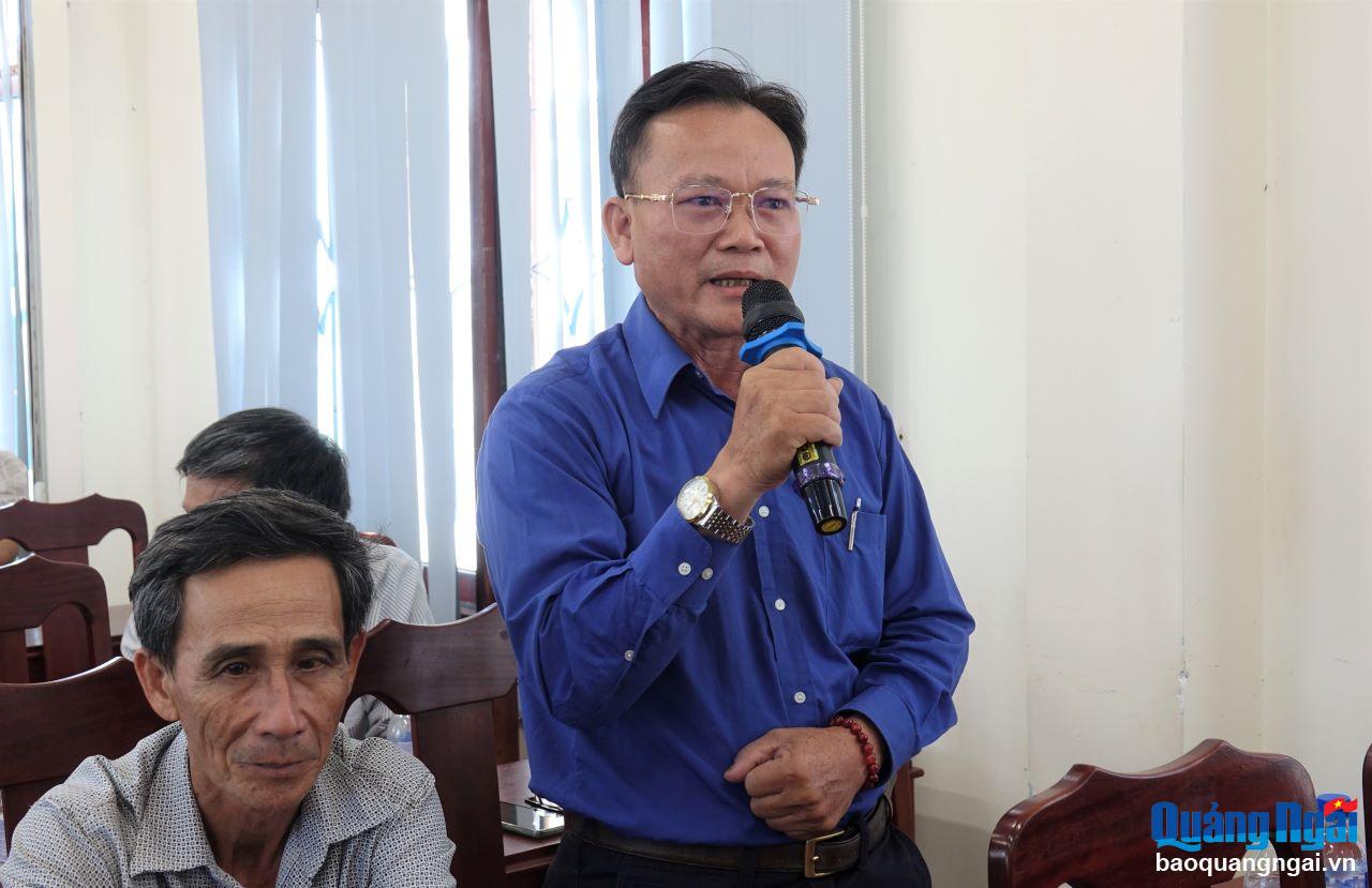 Cử tri phường Quảng Phú kiến nghị nhiều vấn đề dân sinh