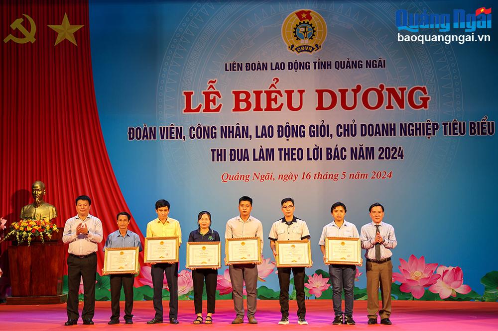 Biểu dương công nhân, lao động, doanh nghiệp tiêu biểu năm 2024