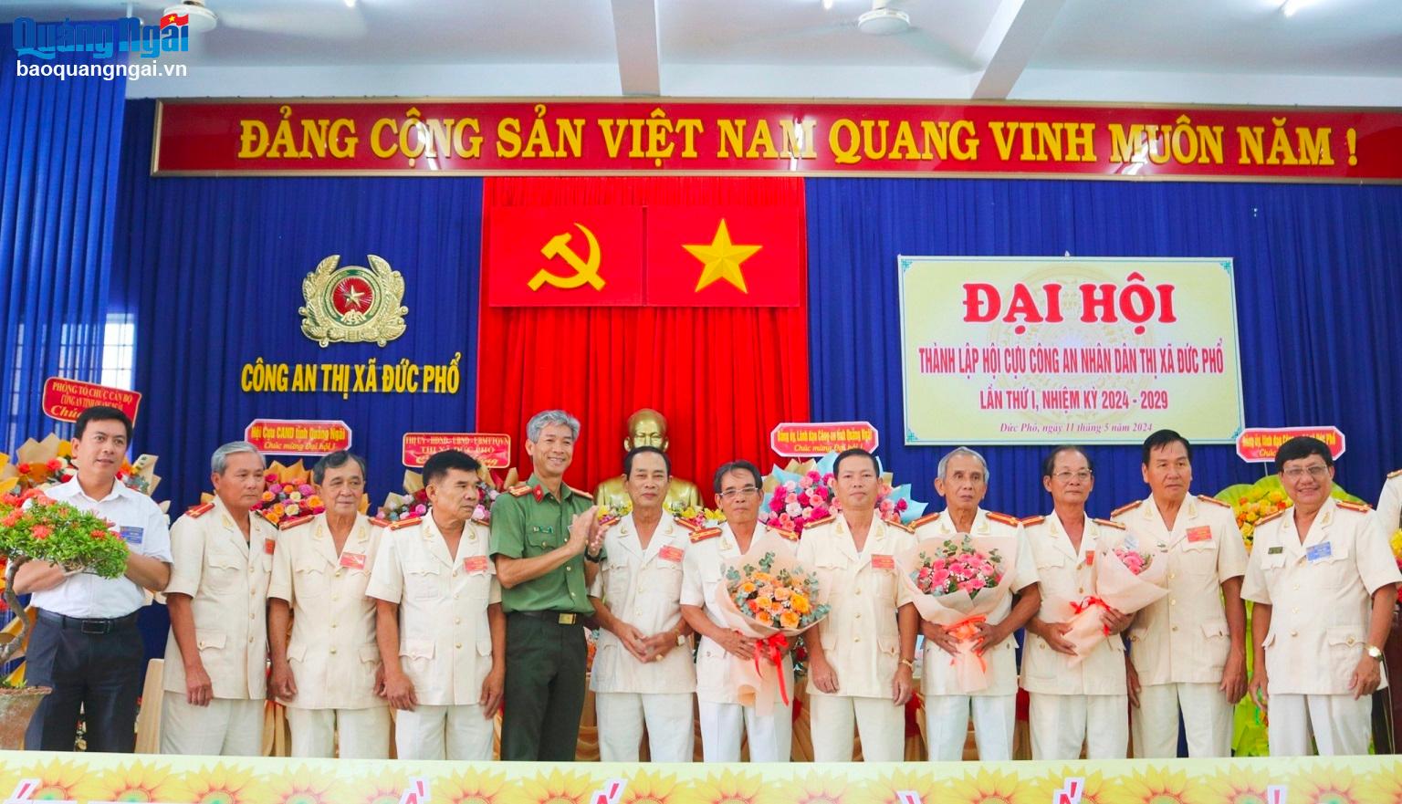 Thành lập Hội Cựu Công an nhân dân thị xã Đức Phổ