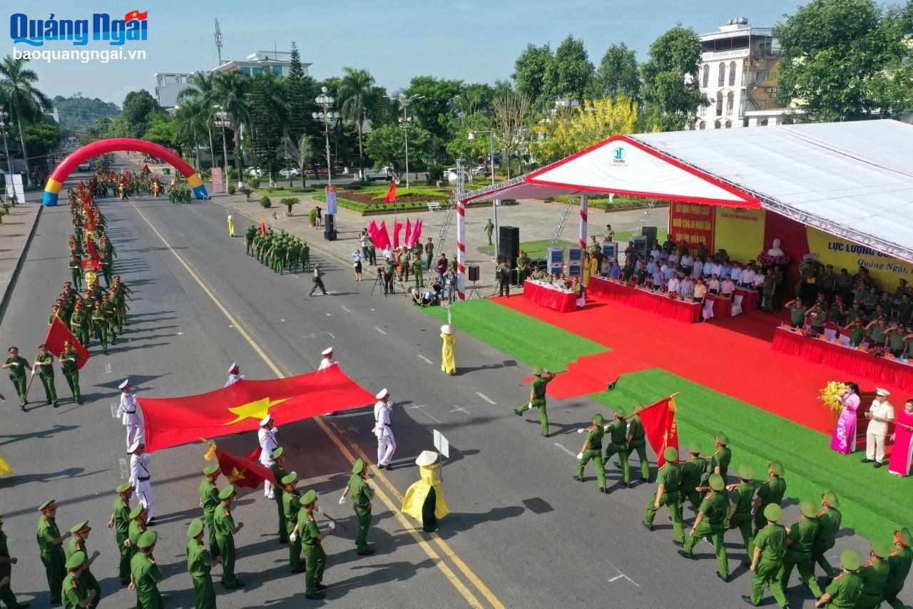 Hội thi điều lệnh, bắn súng, võ thuật lực lượng Công an tỉnh 