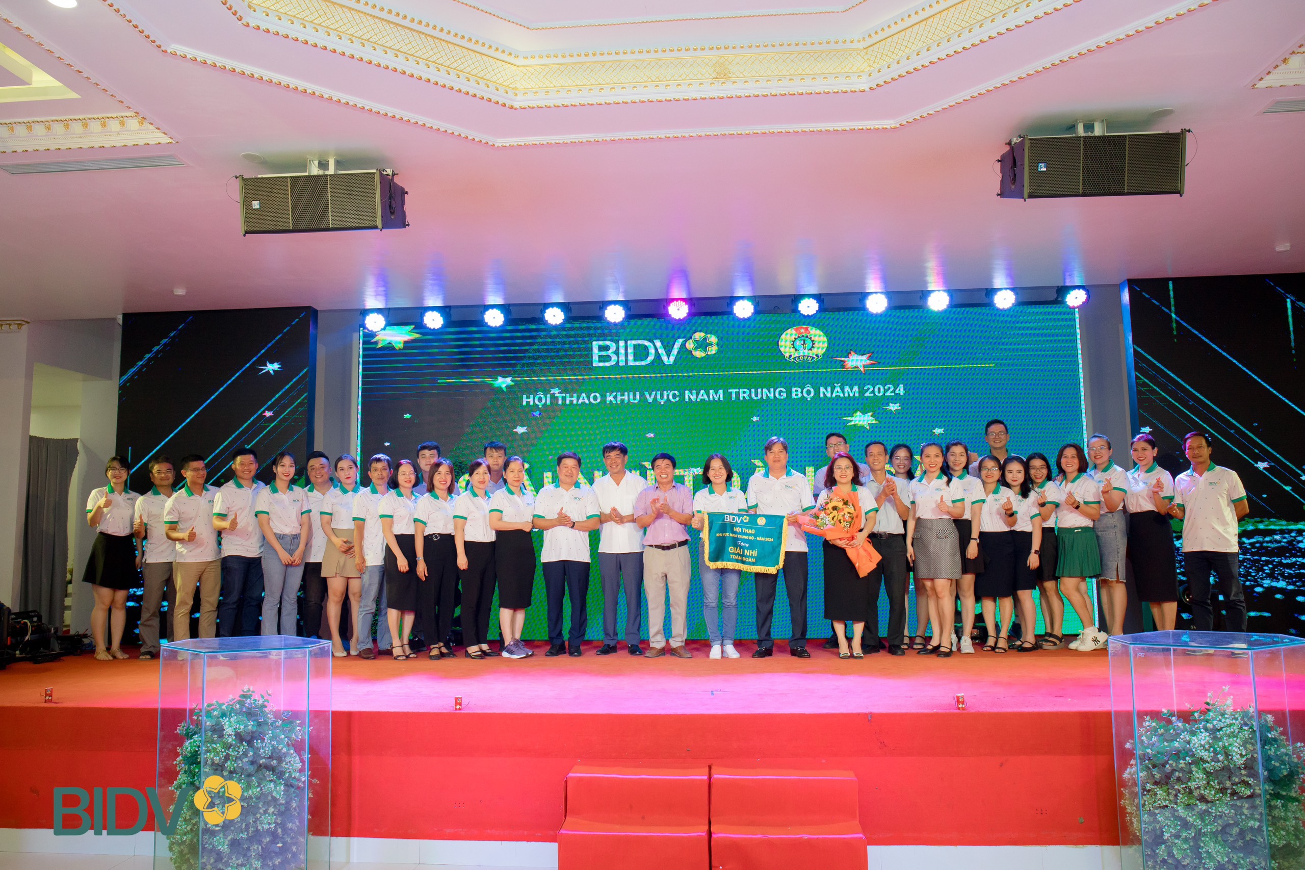 BIDV Quảng Ngãi đoạt giải Nhì Hội thao khu vực Nam Trung Bộ